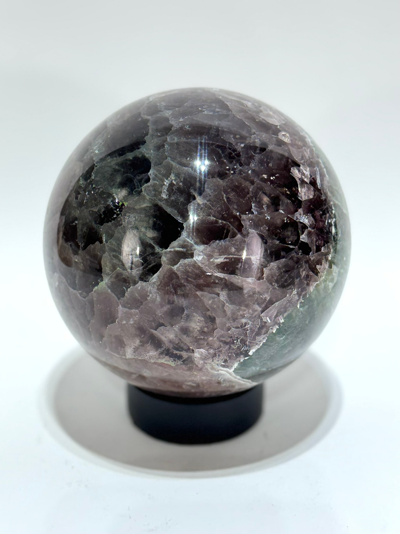Large Polished Fluorite Sphere - 3