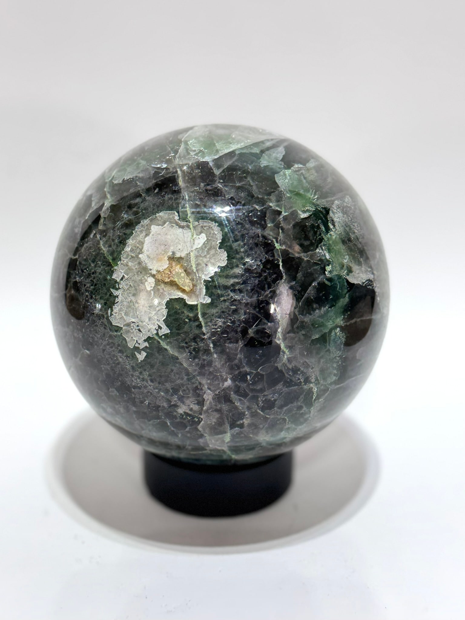 Large Polished Fluorite Sphere - 4