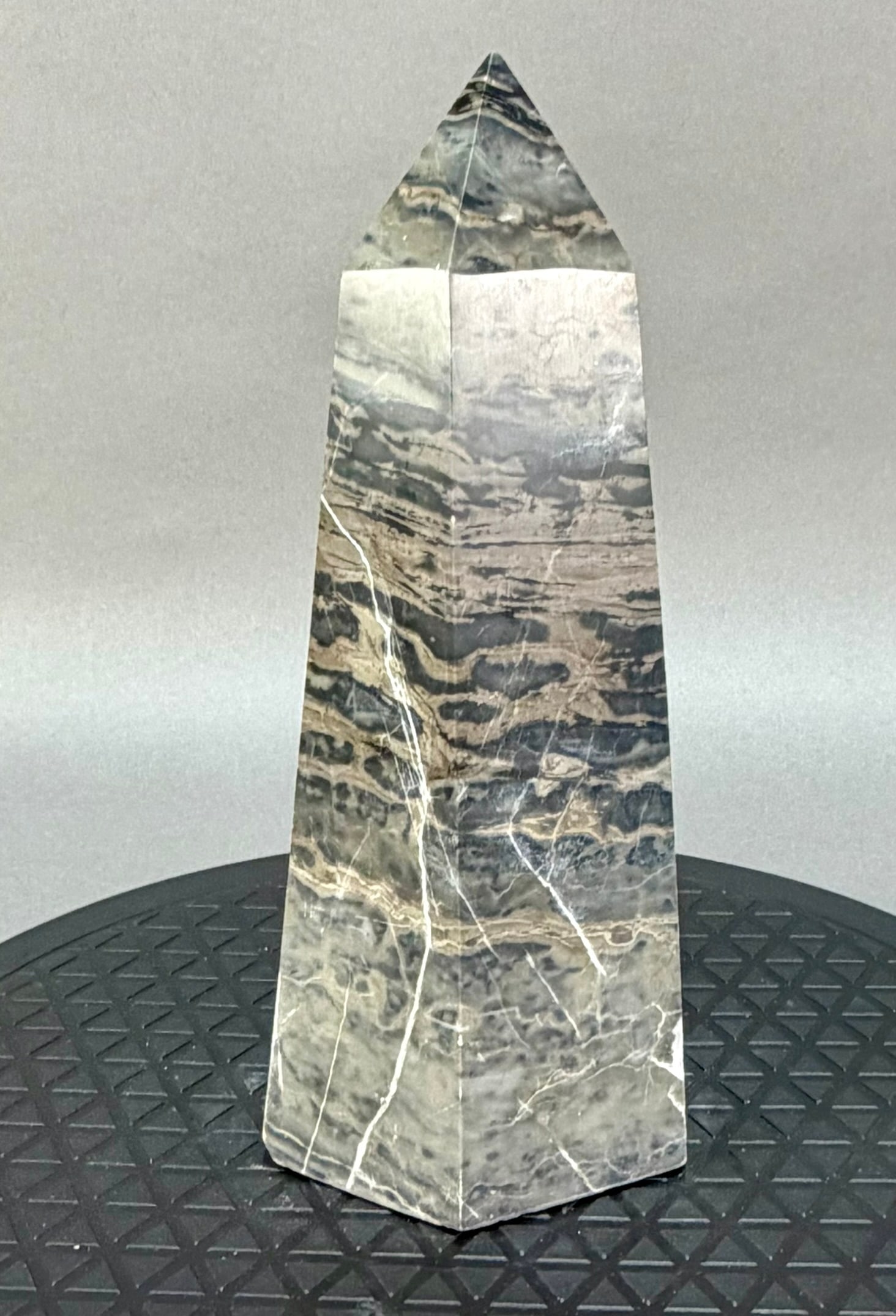 Zebra Jasper Obelisk - 2