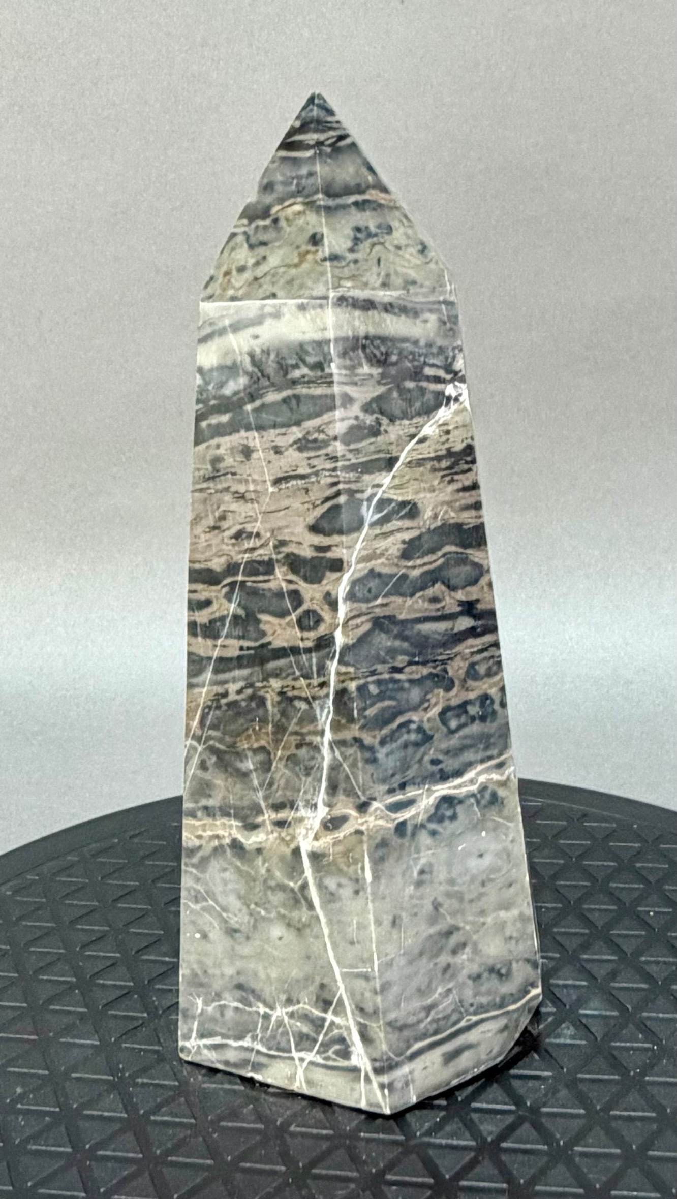 Zebra Jasper Obelisk - 4