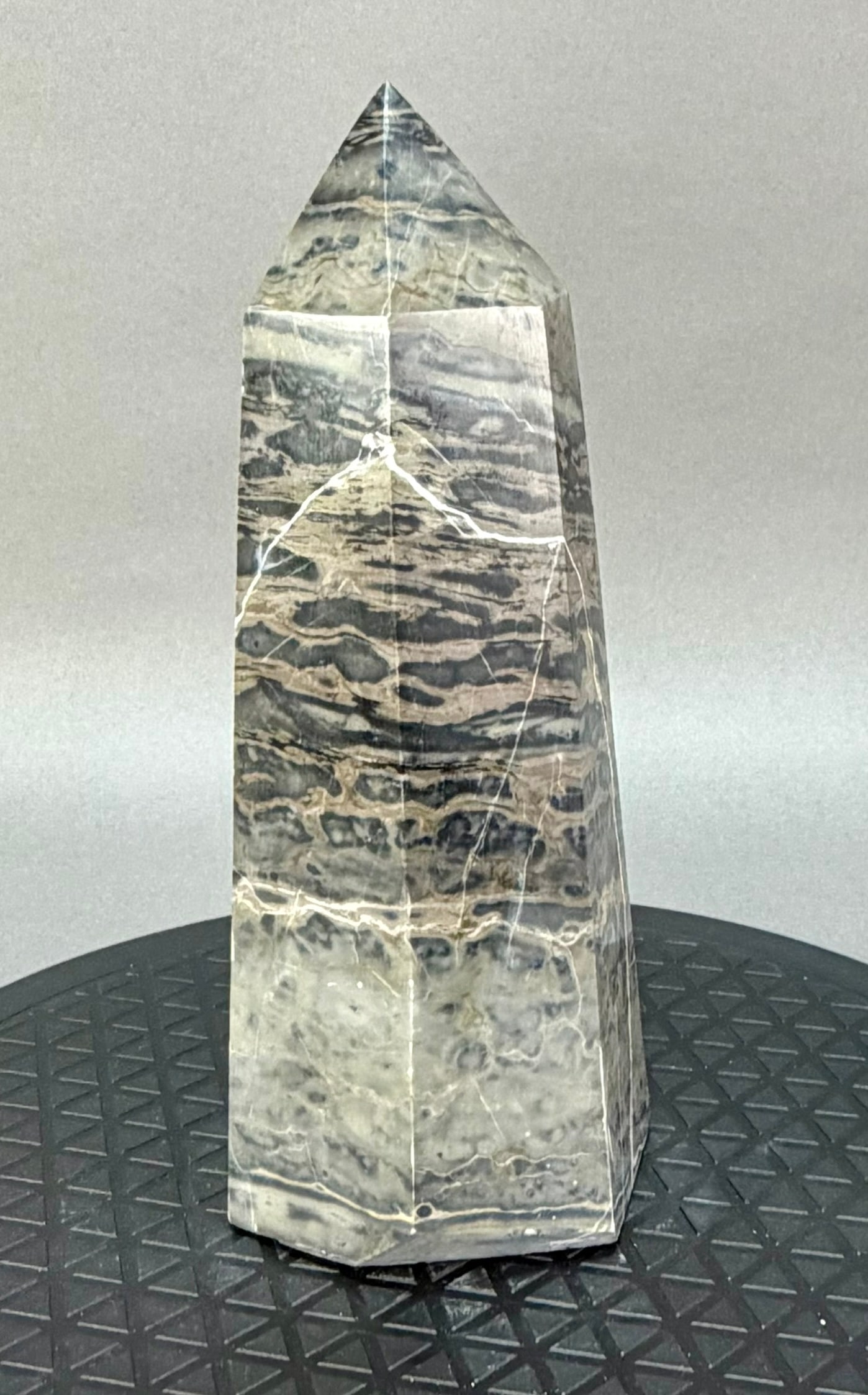 Zebra Jasper Obelisk - 5