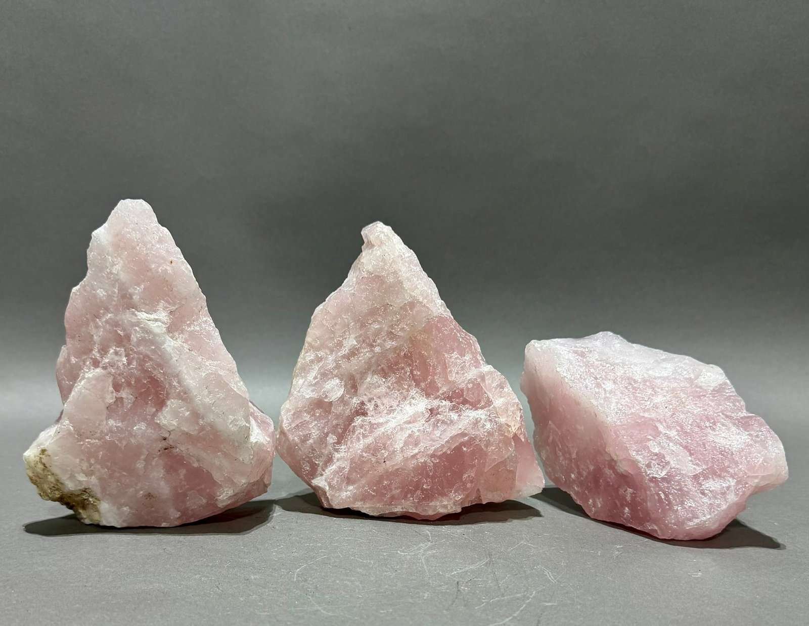 Three Rose Quartz Specimens - 2