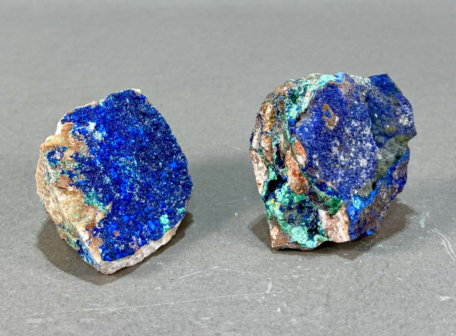 Two Blue Azurite Specimens - 2