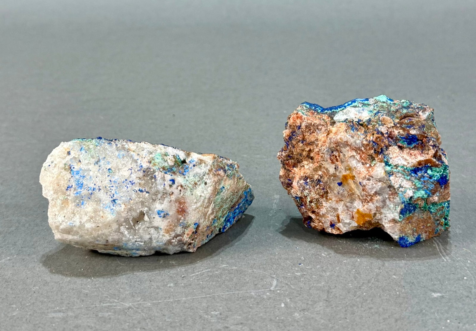 Two Blue Azurite Specimens - 3