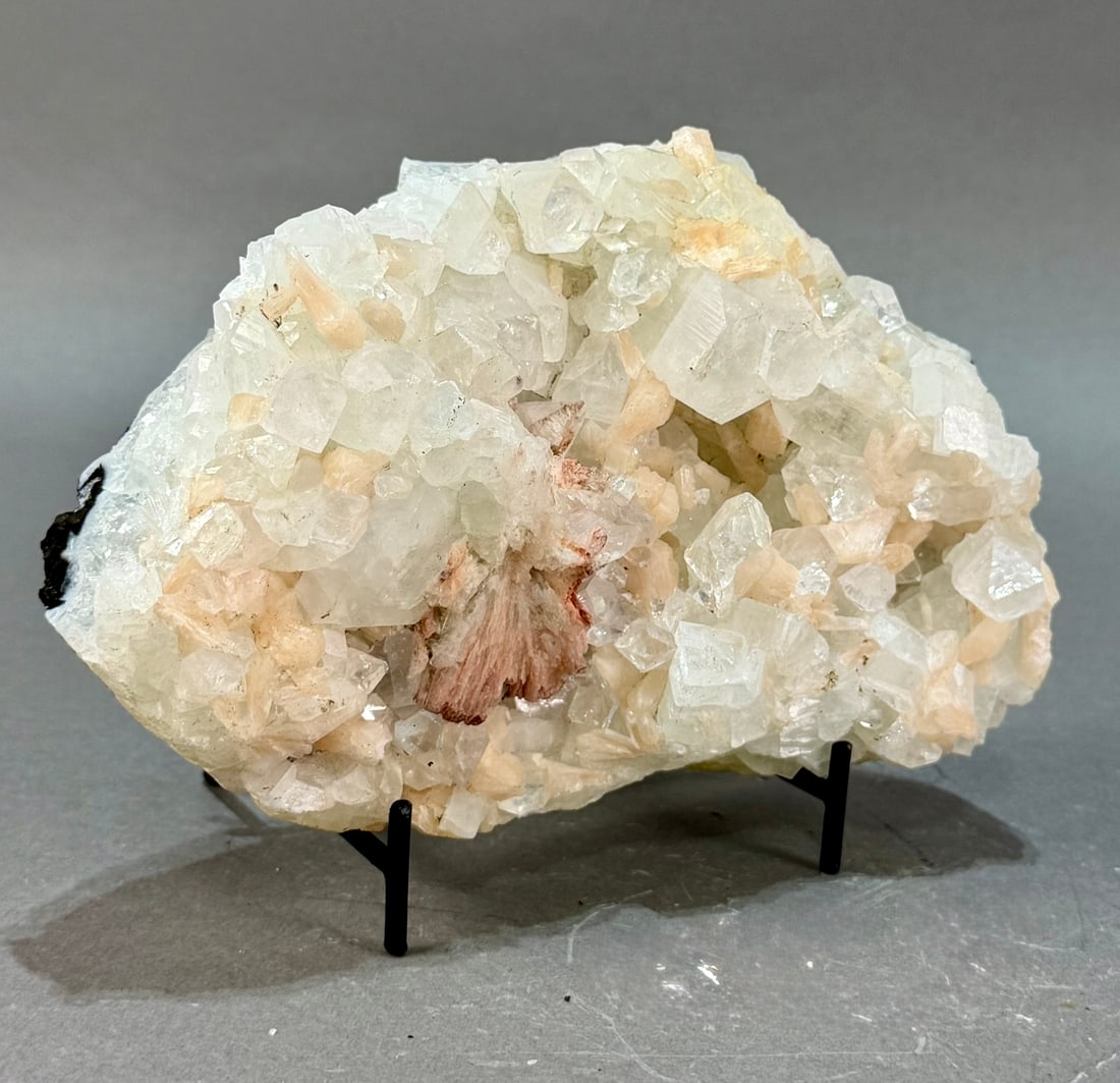 Apophyllite and Stilbite Cluster - 3