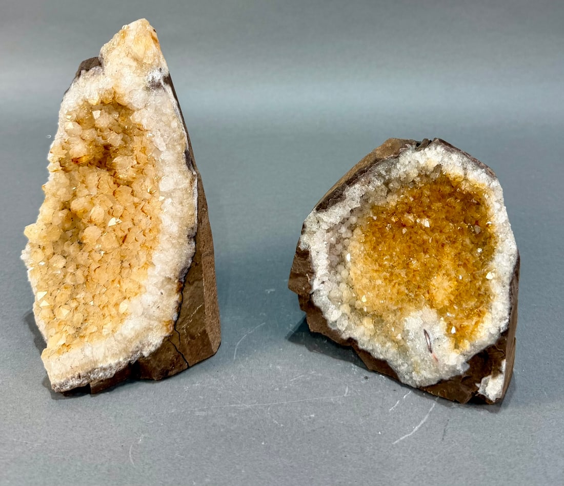 Two Small Citrine Geodes - 2