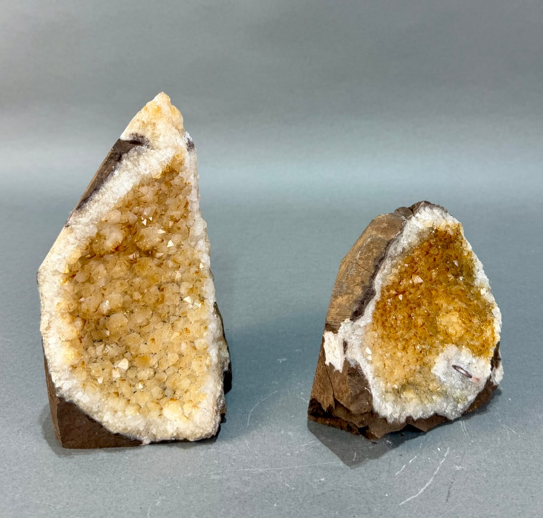 Two Small Citrine Geodes - 3