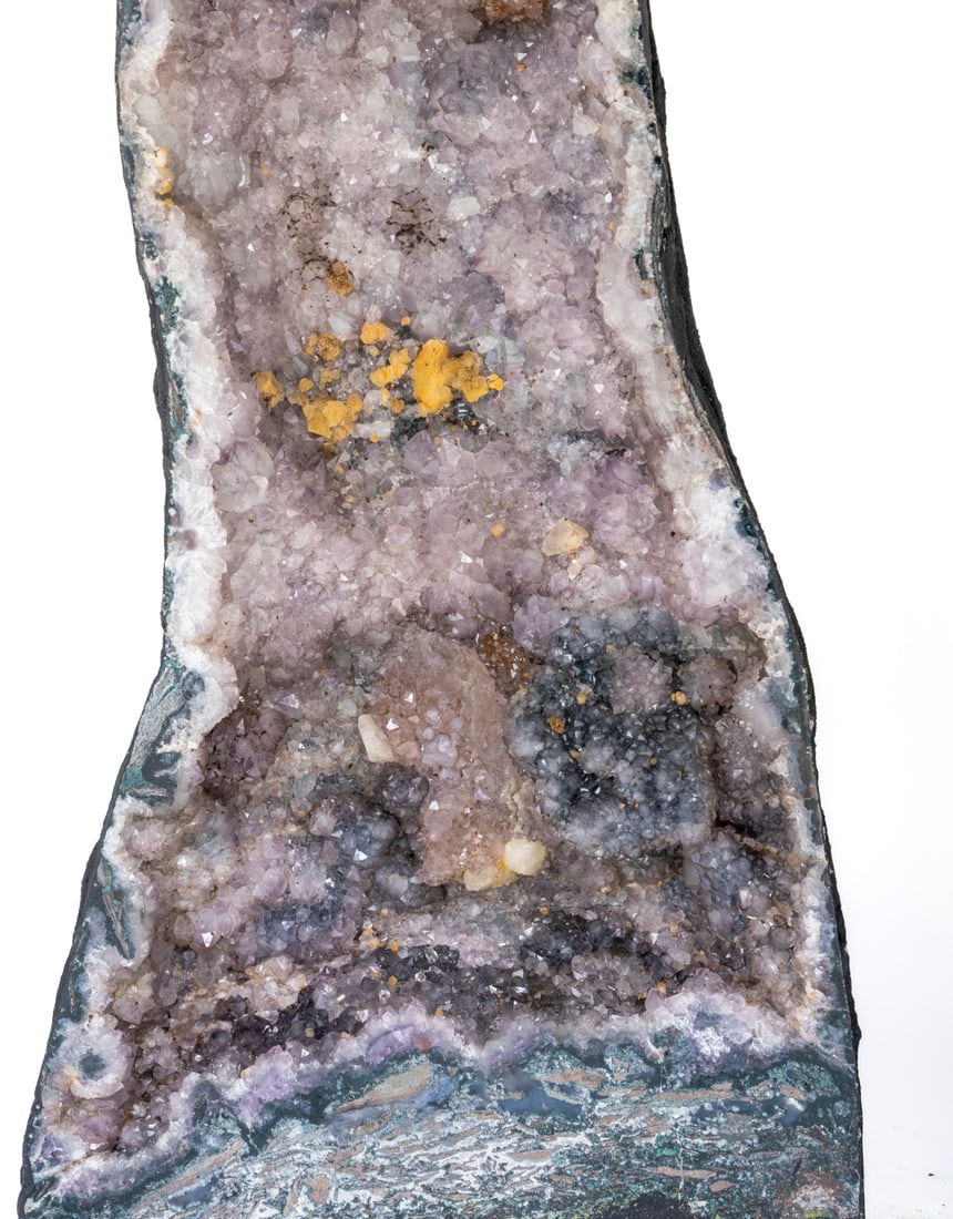 Huge Amethyst Cathedral Geode Pair - 3