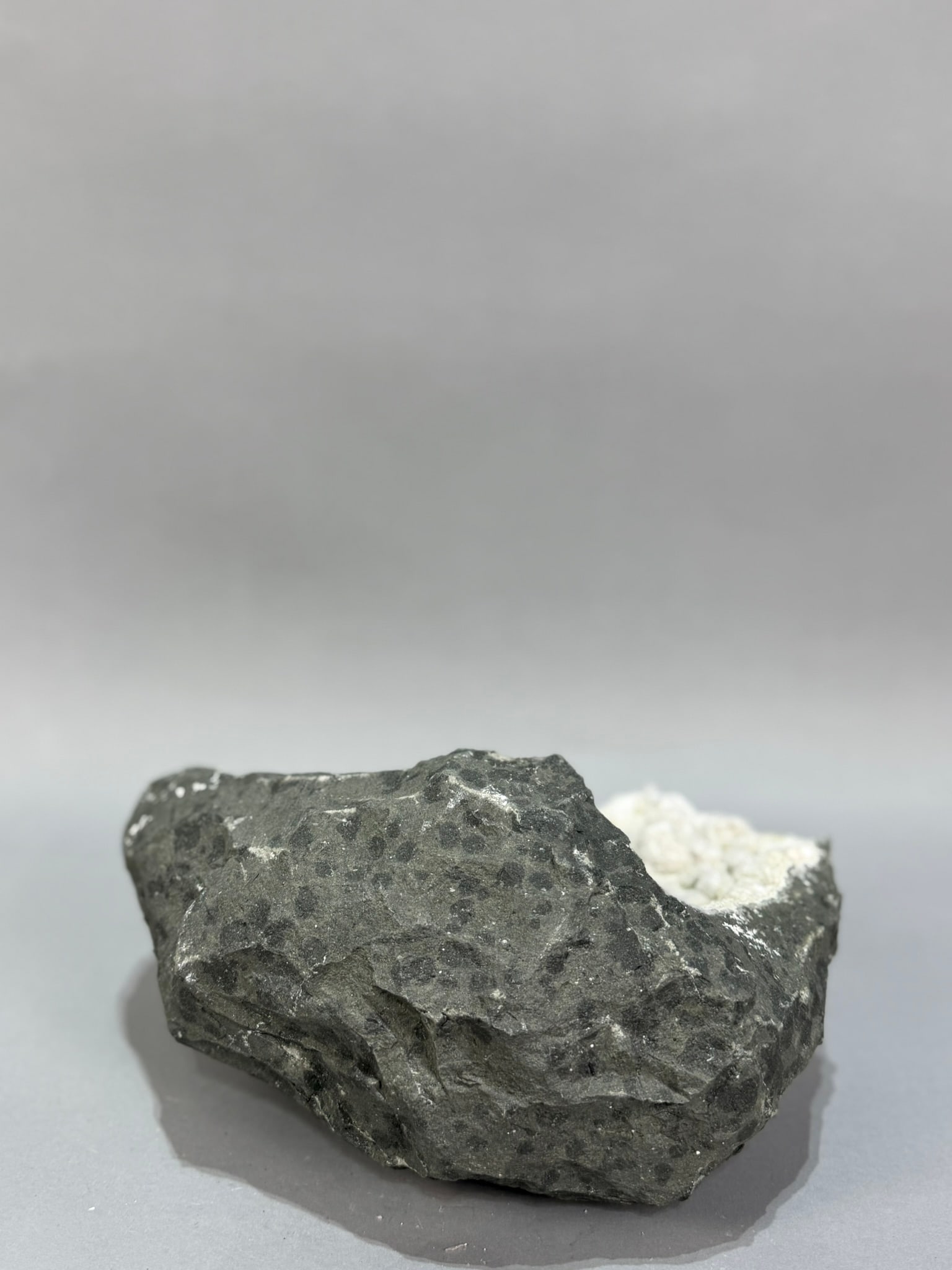 Large Okenite and Prehnite Geode - 5