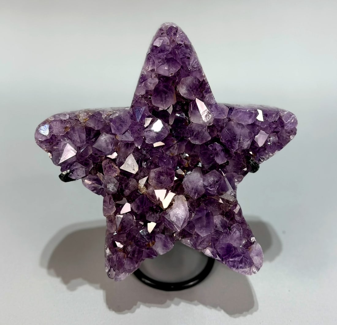 Amethyst Star on Stand - 6