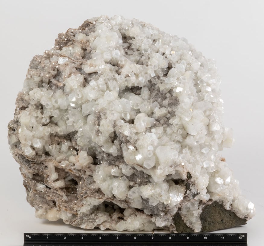 53 Pound Apophyllite and Pink Heulandite Formation: Large, bright 53 pound apophyllite and pink heulandite formation. 13" x 14.5" x 9.5". 53 lbs, 7 oz.