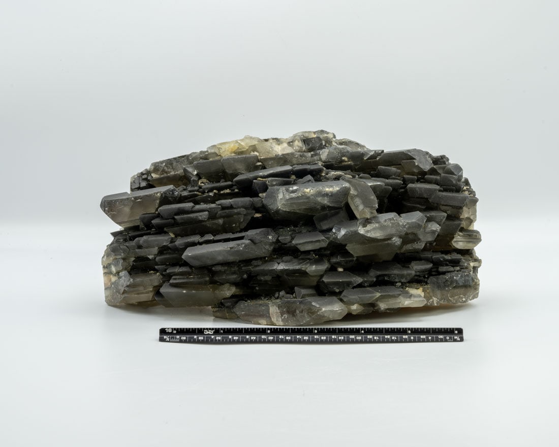 Rare Blue Barite Formation: Rare blue barite formation from Morocco. 9.5" x 5" x 4.5". 12 lbs, 11 oz.