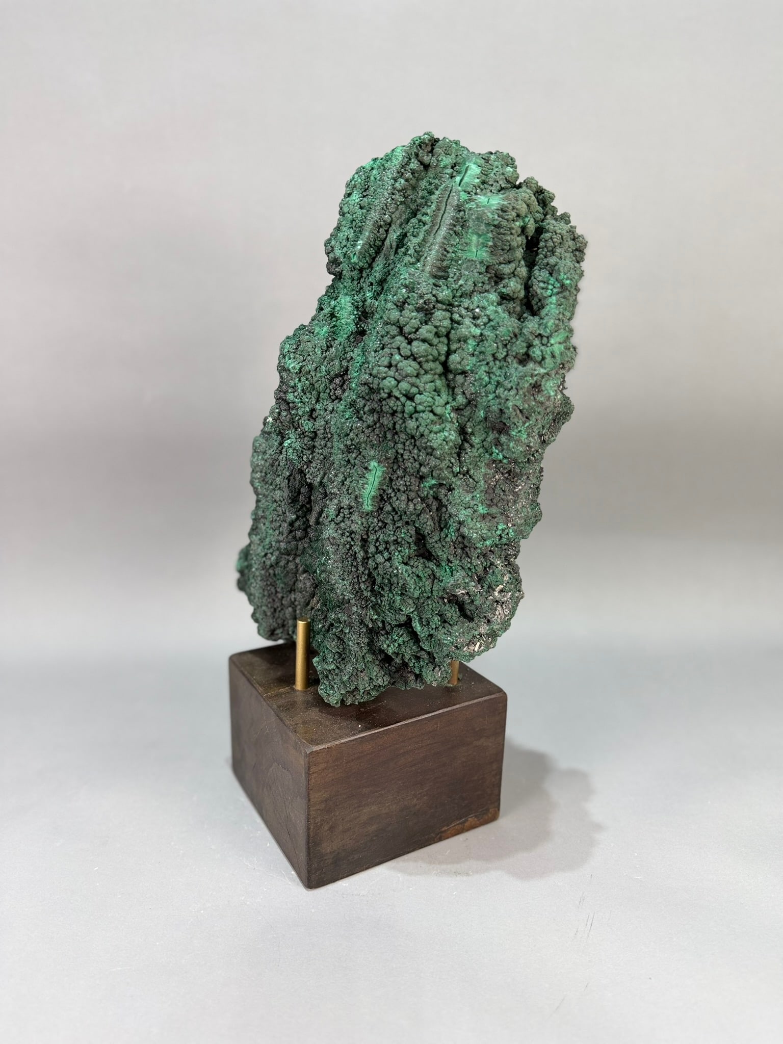 Large Botryoidal Malachite Stalactite Formation - 8