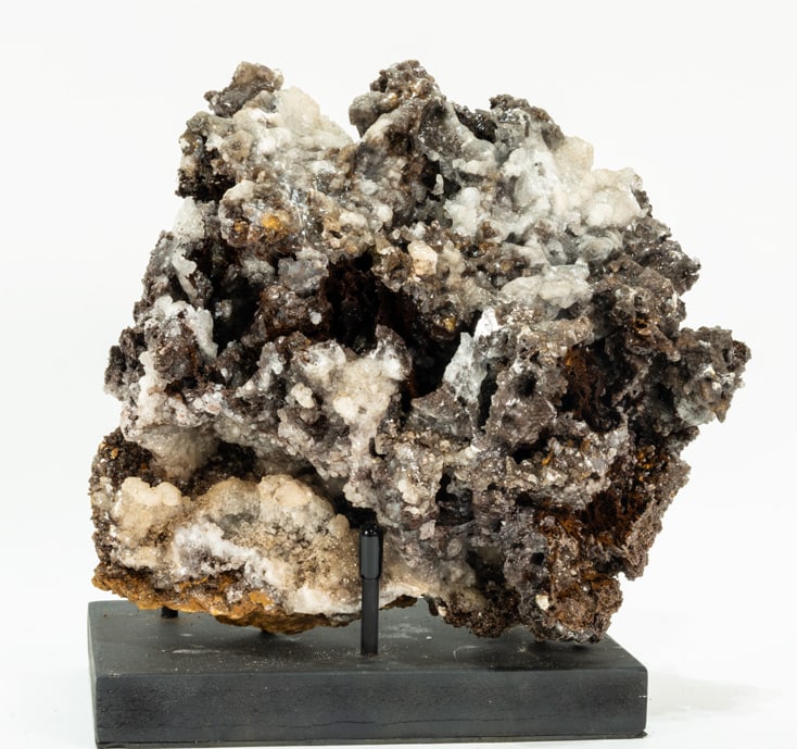Calcite and Barite Formation: Sparking calcite and barite formation. 6.5" x 6.5" x 4.5". 4 lbs, 3 oz.