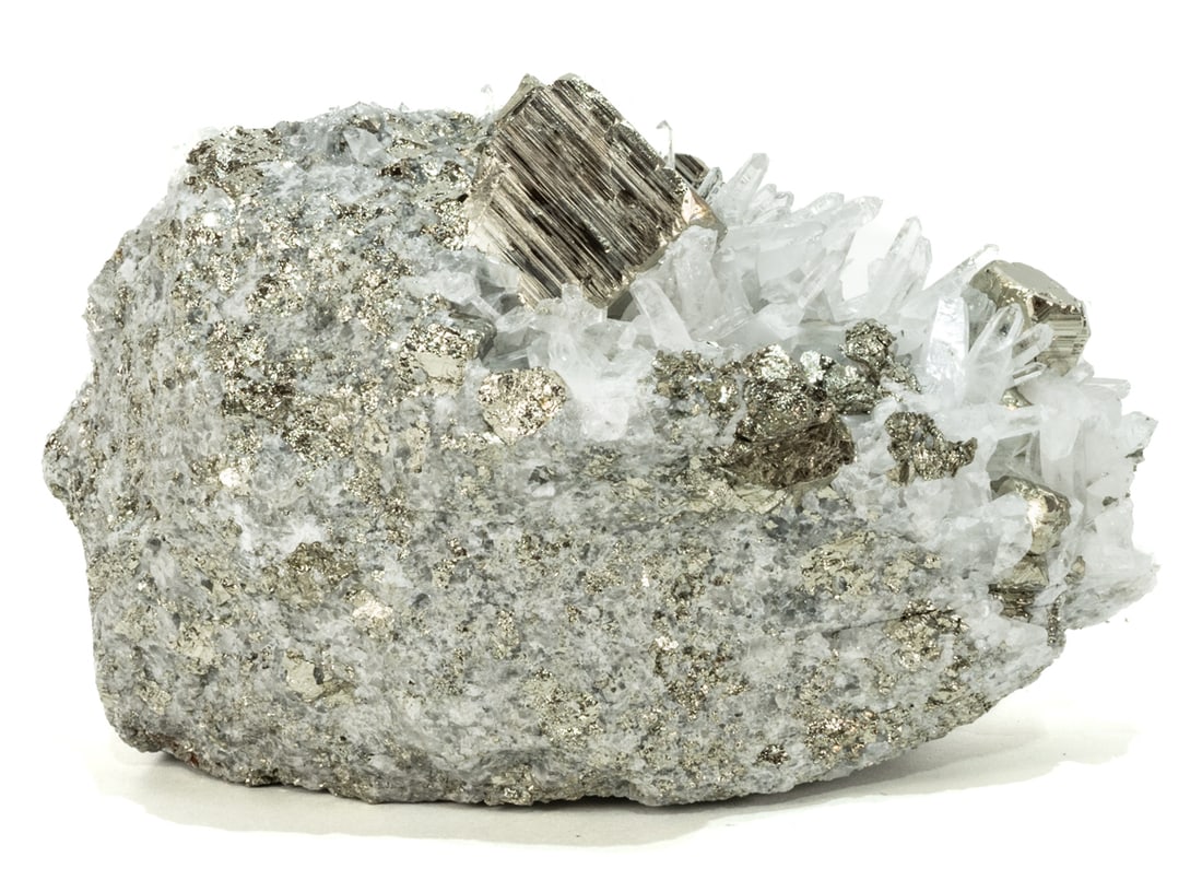 Top-notch Pyrite and Quartz Formation - 3