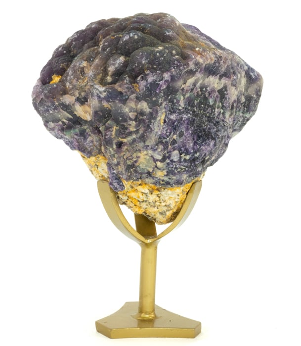 Fluorite Bouquet Formation: Fluorite formation resembling a bouquet from China. 10" x 6.25" x 8". 17 lbs, 15 oz.