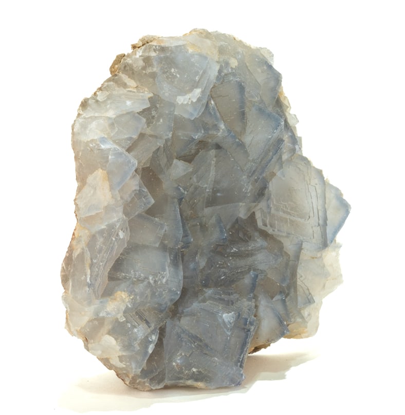Blue Cubic Fluorite Formation - 2