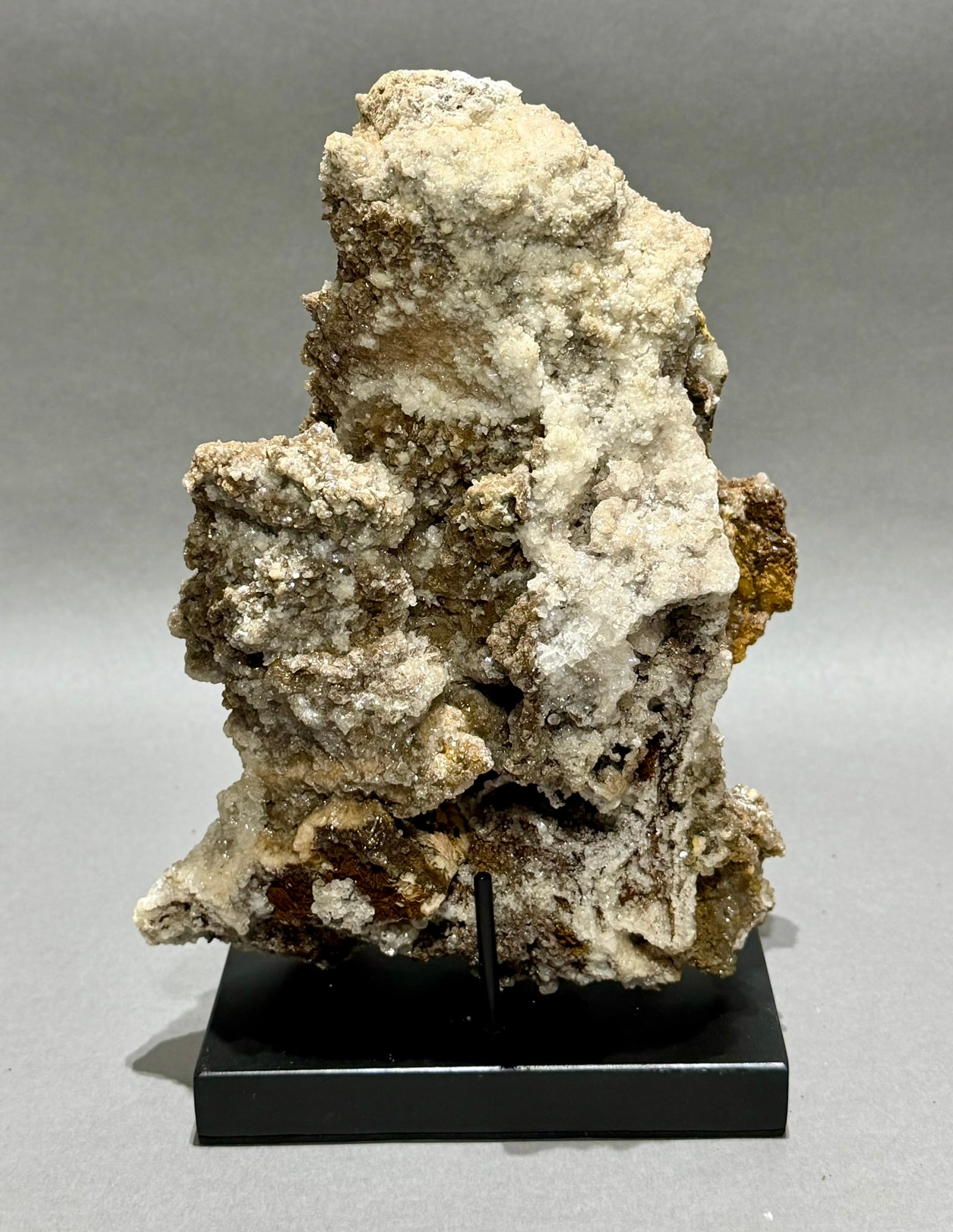 Calcite and Barite Formation: Sparking calcite and barite formation. 9" x 8" x 4.5". 6 lbs, 14 oz.