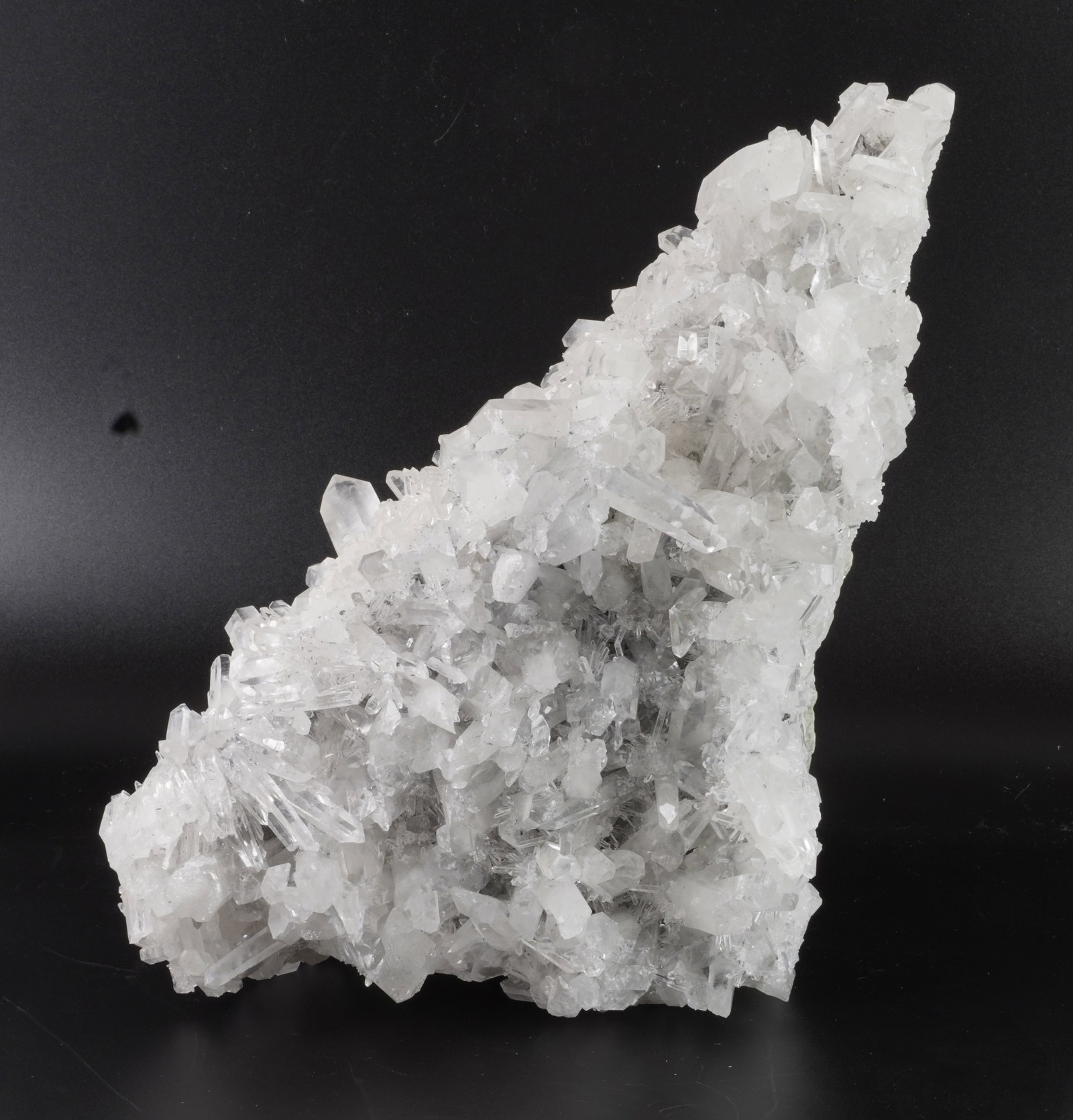 Large Double-Sided Quartz Formation: Large double-sided quartz formation from the Huanzala mine in Peru. 9" x 8" x 6". 11 lbs, 8 oz.