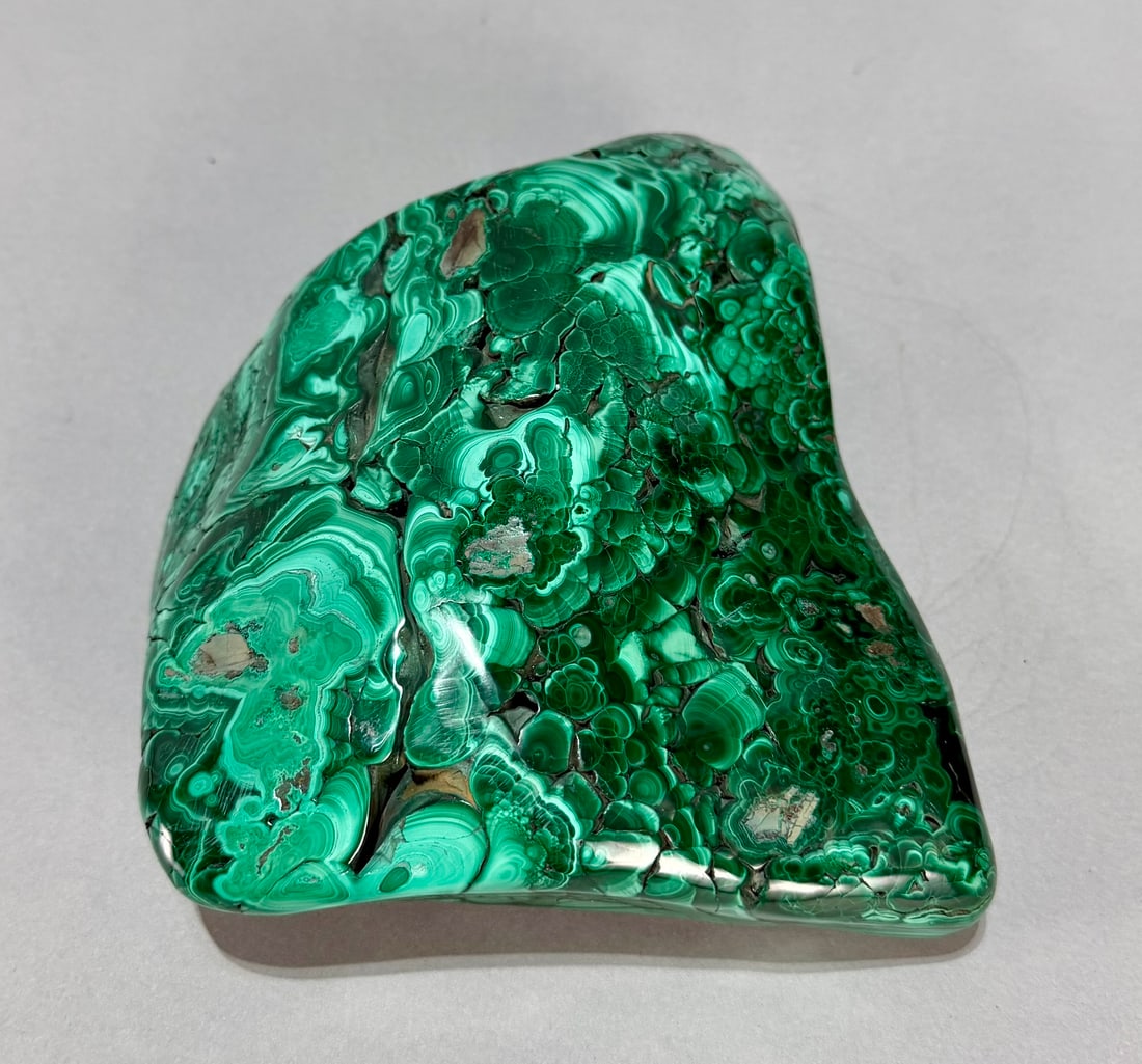 Polished Malachite Formation - 8
