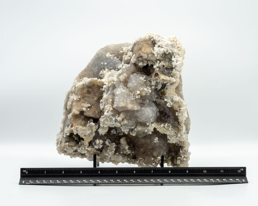 Dimensional Zeolite Formation: Multi-dimensional, blocky zeolite formation from Maharashtra, India. 9" x 8" x 3.5". 9 lbs, 6 oz.