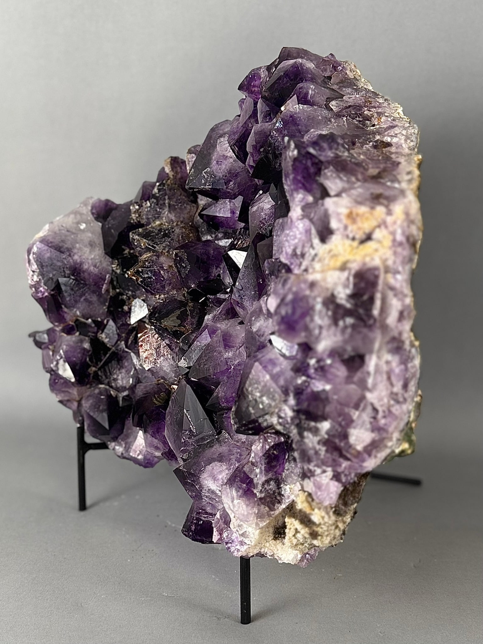 Large Amethyst Cluster Plate - 7