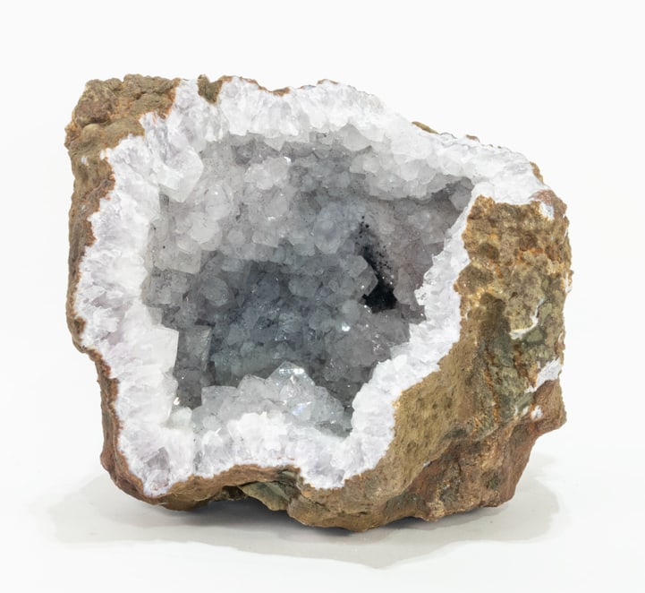 Moroccan Amethyst Geode: Amethyst geode from Morocco. 7.5” x 7.5” x 7.5”. 11 lbs, 5 oz.