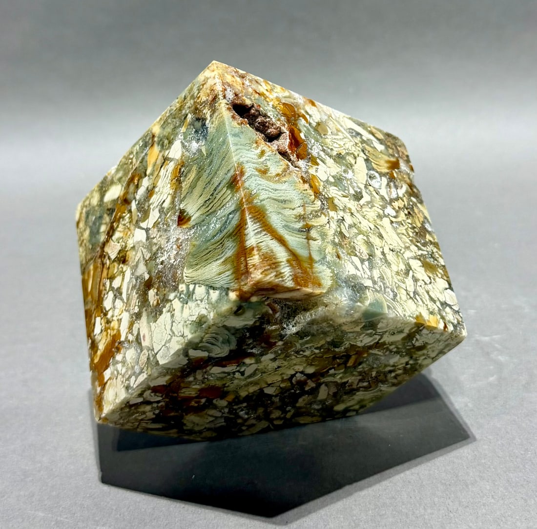 Ocean Jasper Standing Cube - 2
