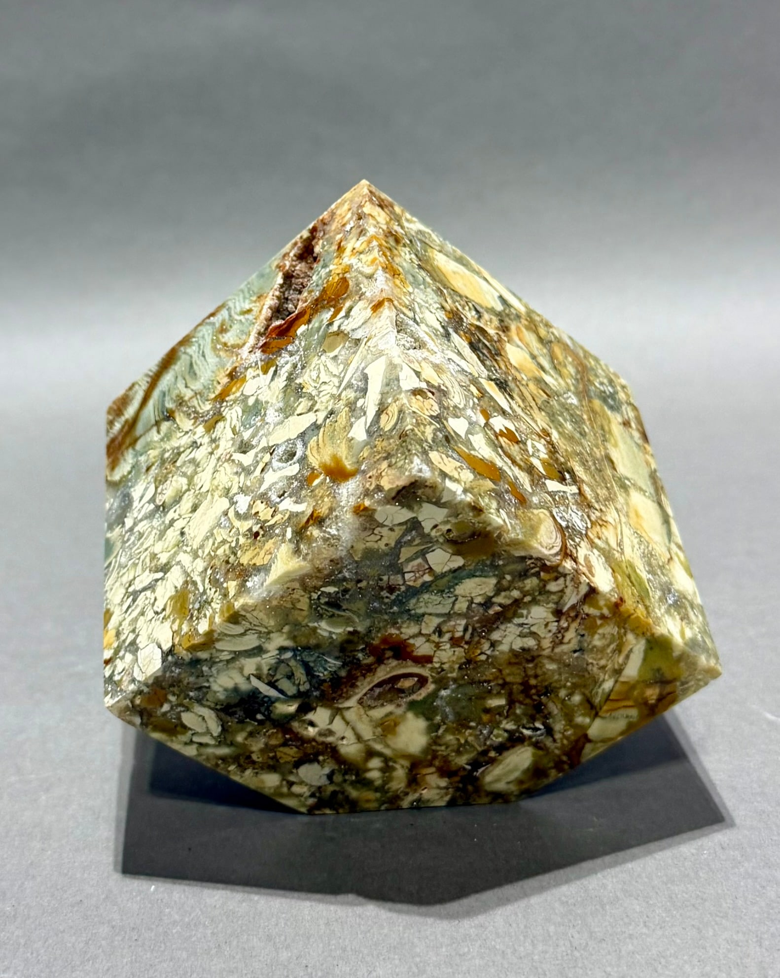 Ocean Jasper Standing Cube - 4