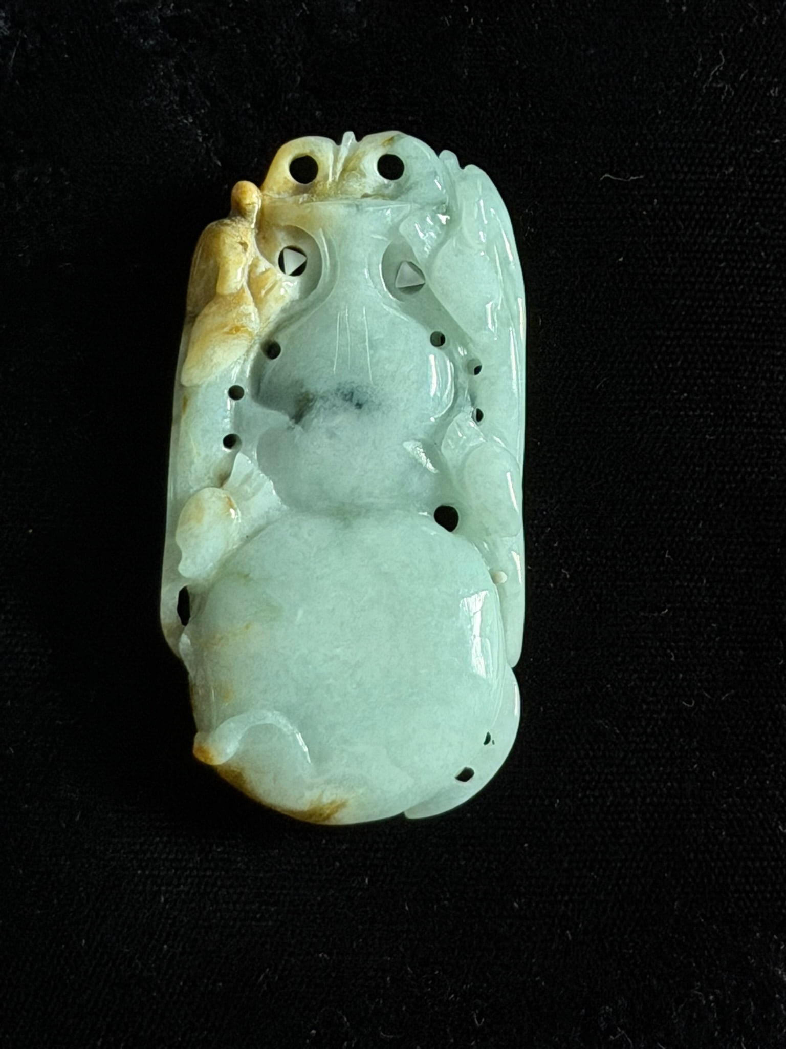 Large Carved Jade Pendant - 3