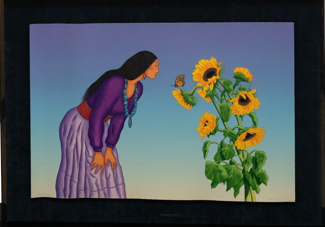 R.C. Gorman Signed Artist Proof Serigraph. (1 of 3)