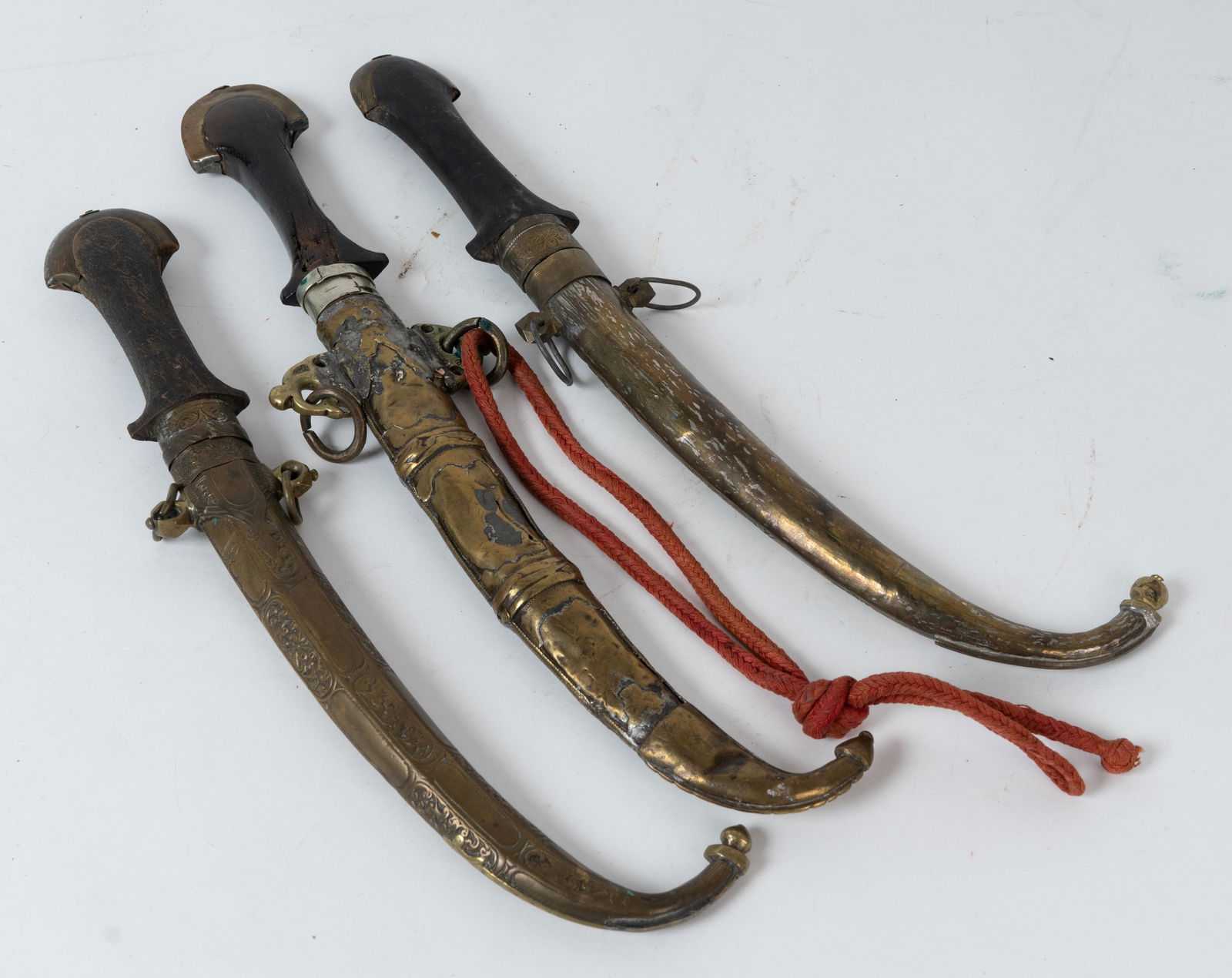 Lot of three Curved Blade Daggers Koummya. (1 of 3)