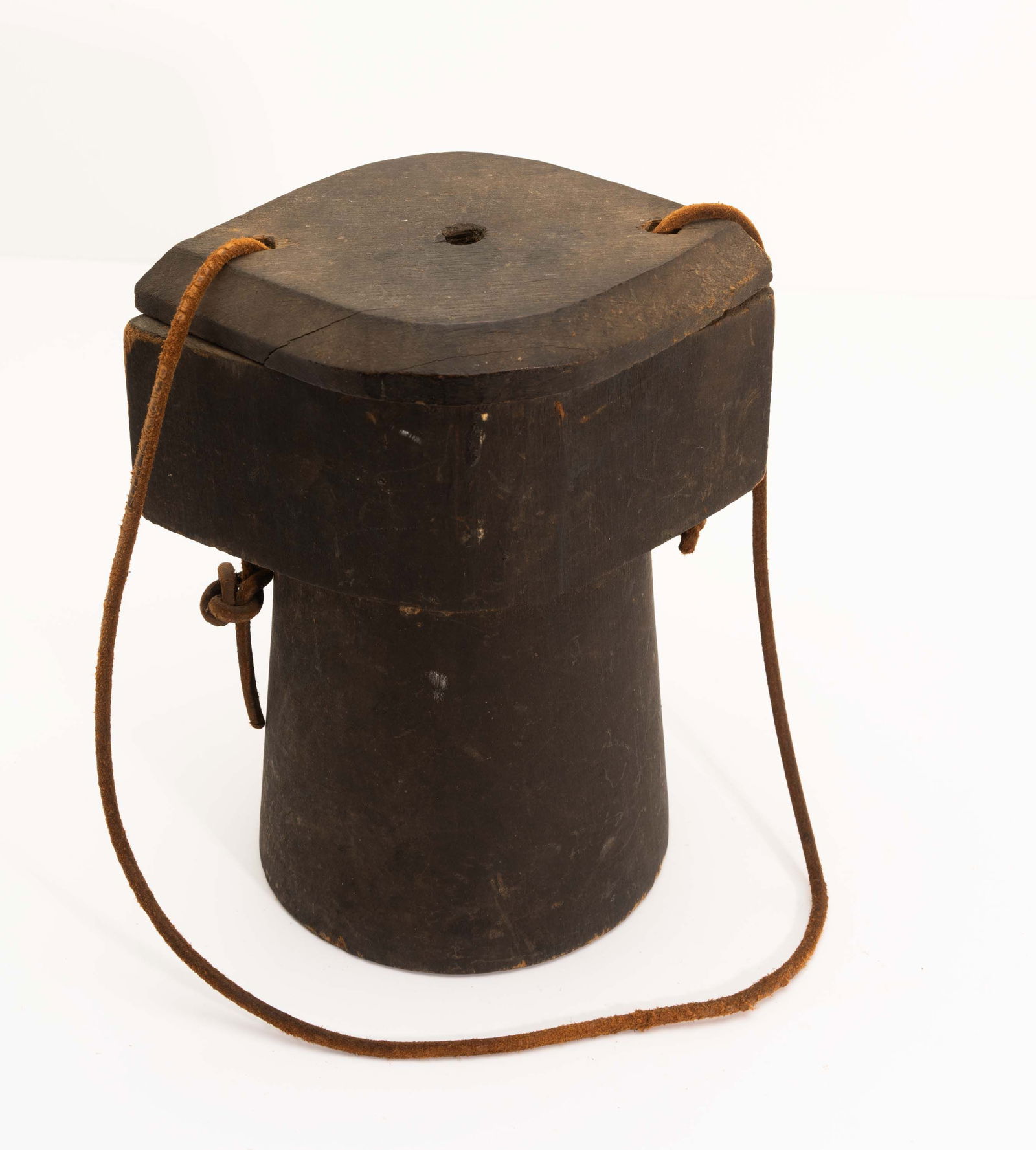 Antique Wagon Wheel Grease Canister. (1 of 8)