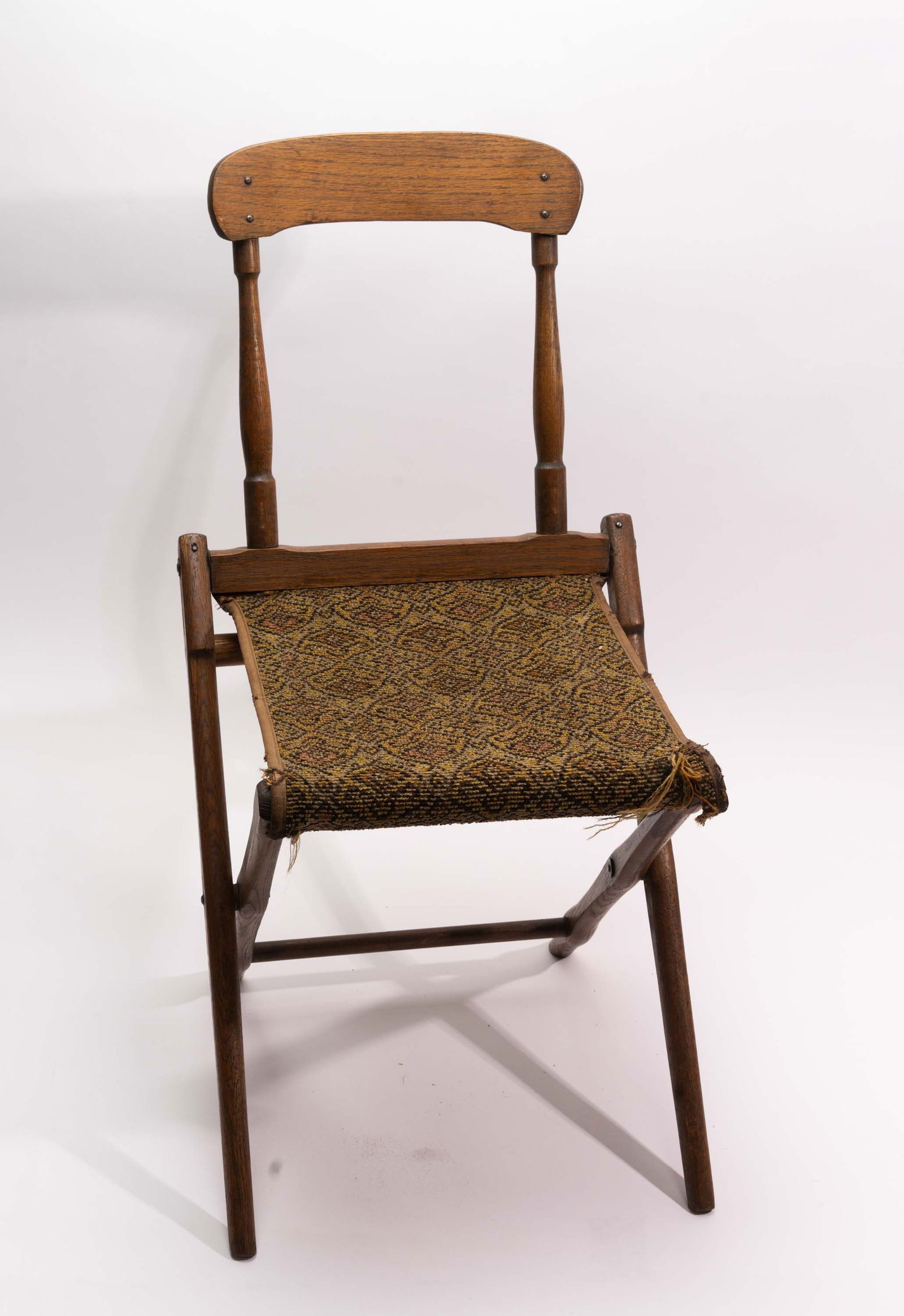 Scarce Civil War I'D Officers Camp Folding Chair. (1 of 9)