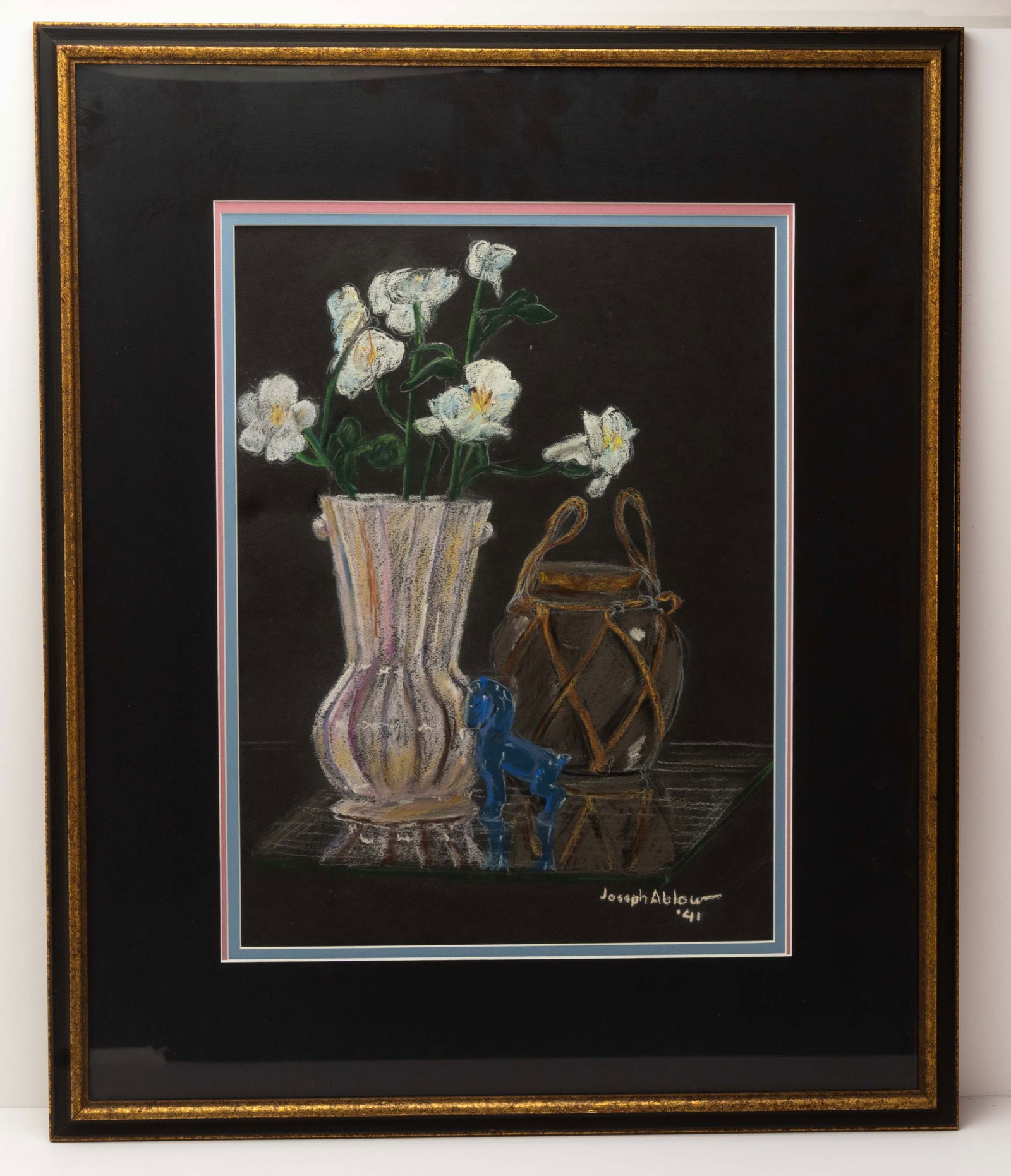 Original Joseph Ablow Pastel Dated 1941. (1 of 3)