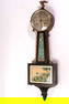Antique Treasure Island Reverse Glass Banjo Clock.