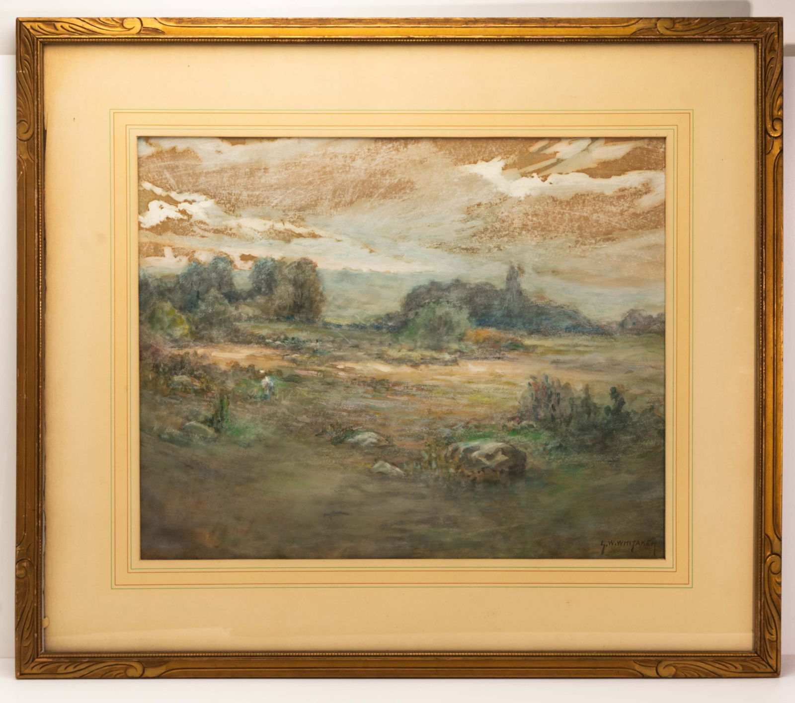 Original Painting Signed Whitaker. (1 of 3)