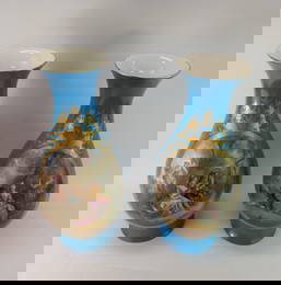 Large Pair of Antique Sevres Style Vases.