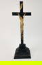19th-C Crucifix of Christ on Wood Cross.