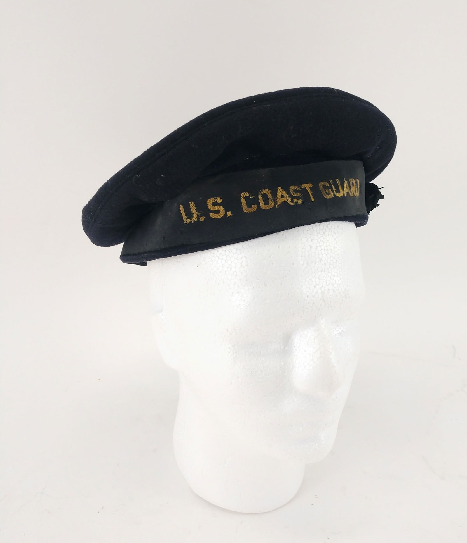 WWII Era U.S. Coast Guard Flat Cap I'd. (1 of 8)