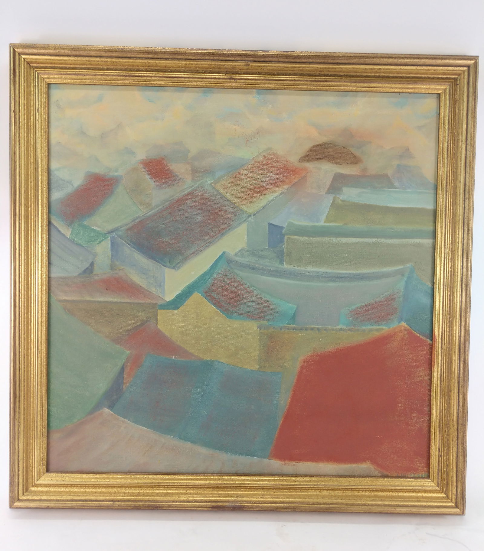 Original Abstract Painting Signed Whitlock. (1 of 5)