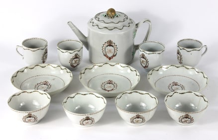 12PC Chinese Export Porcelain Tea Set