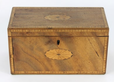 Federal Inlaid Tea Caddy