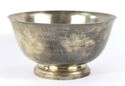 Gebelein Sterling Silver Presentation Bowl