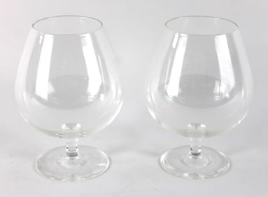 PR Steuben Glass Brandy Snifters