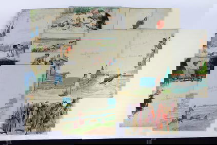 12PC Herbert M Stoops Indigenous WC Illustrations