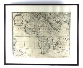 Guillame Delisle 1722 Map of Africa