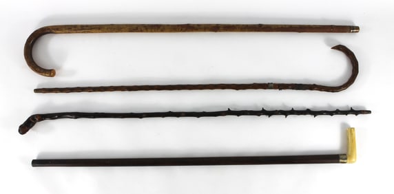 4PC Briar Horn & Spider Canes