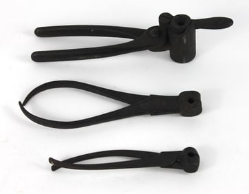 3PC Civil War Era Bullet Molds