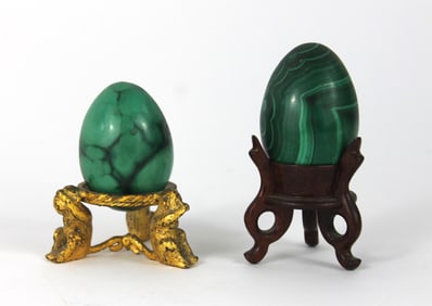 PR Malachite Polished Eggs